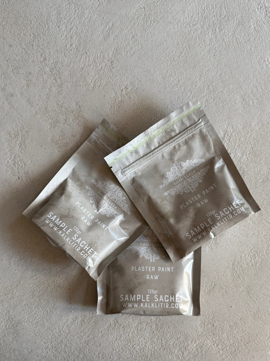 Plaster Paint Raw Sample Sachet