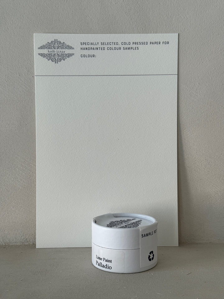 Lime Paint Sample Pots