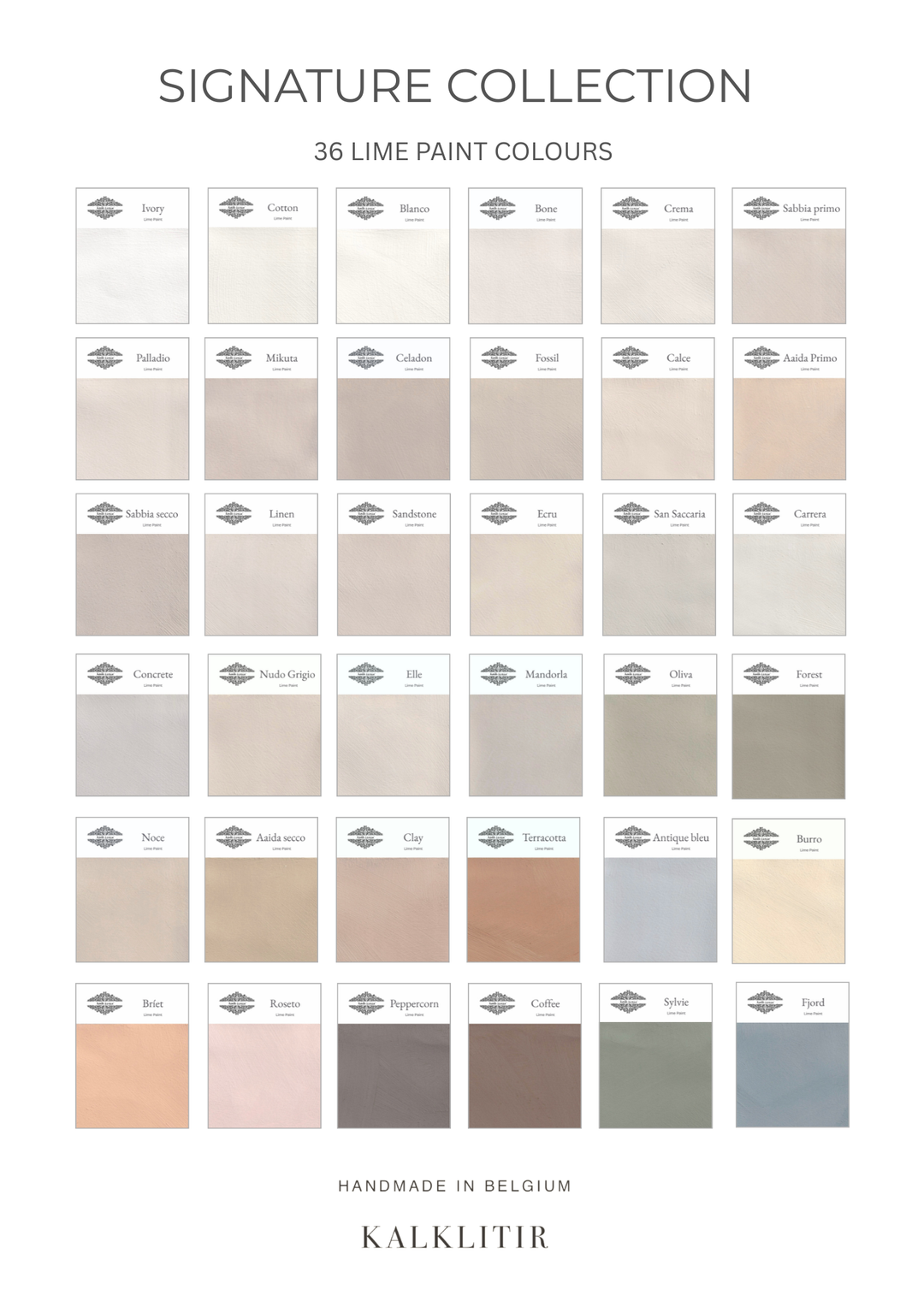 Hand-Painted Lime Paint Samples *NEW*